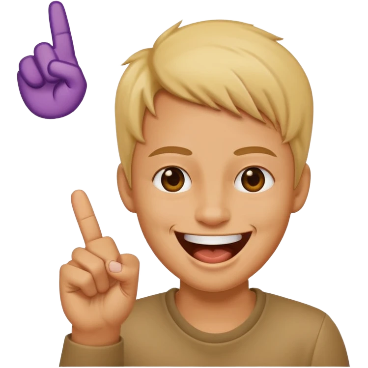 Laughing face holding up middle finger  emoji