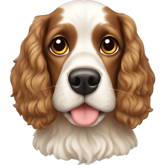 cocker spaniel flat emoji emoji