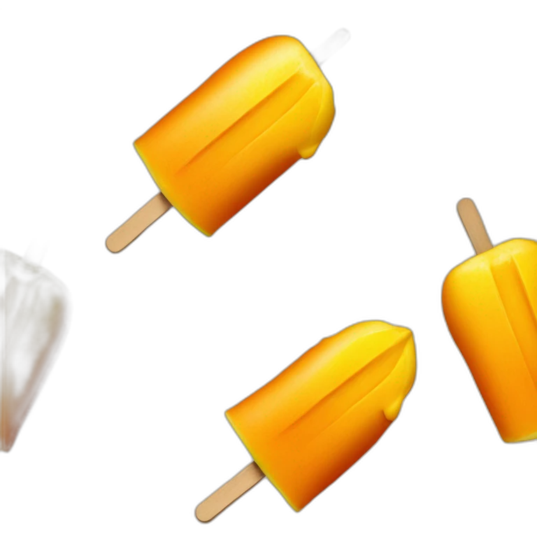mango popsicle emoji