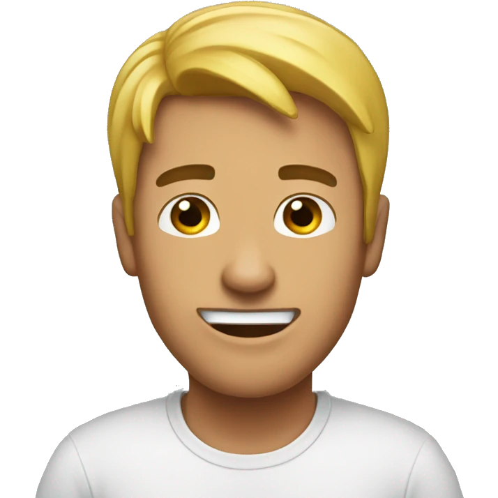 A man aaw cringe emoji