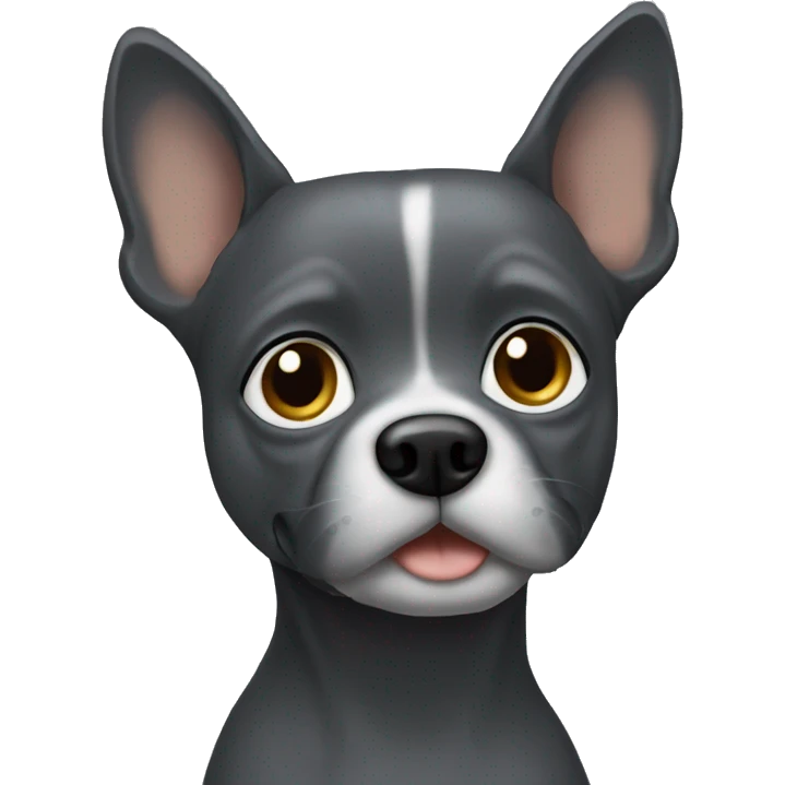 Dark gray Frechie emoji