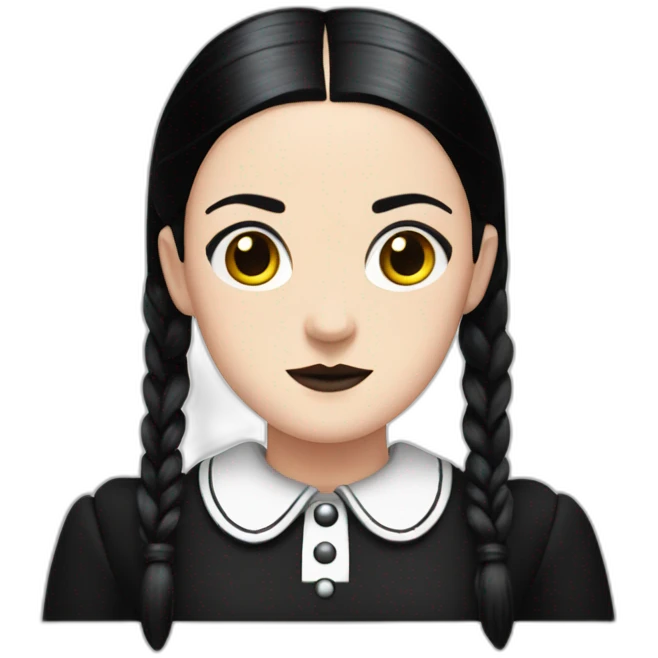 Wednesday Addams emoji