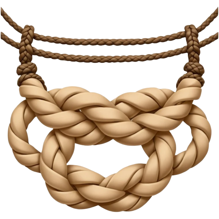 Rope Knot – decorative Shibari knot. emoji