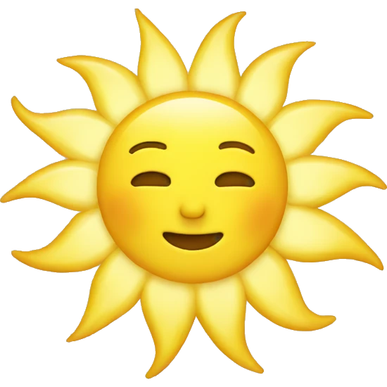 Sunshine  emoji