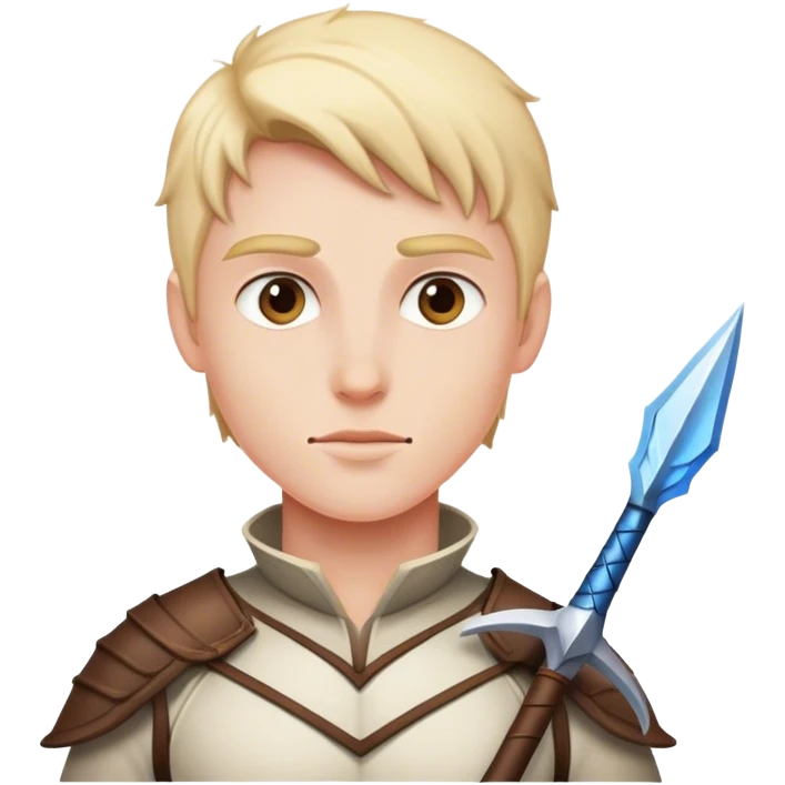 Pointed guard with lance emoji