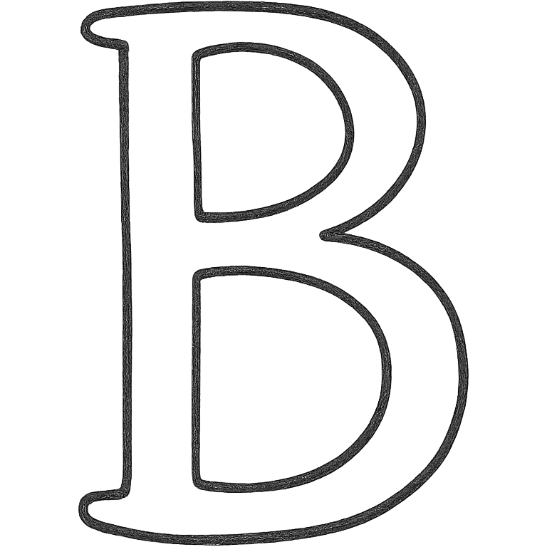 В in the style of the provided example emoji