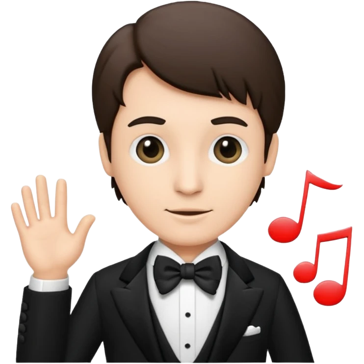 Music conductor emoji