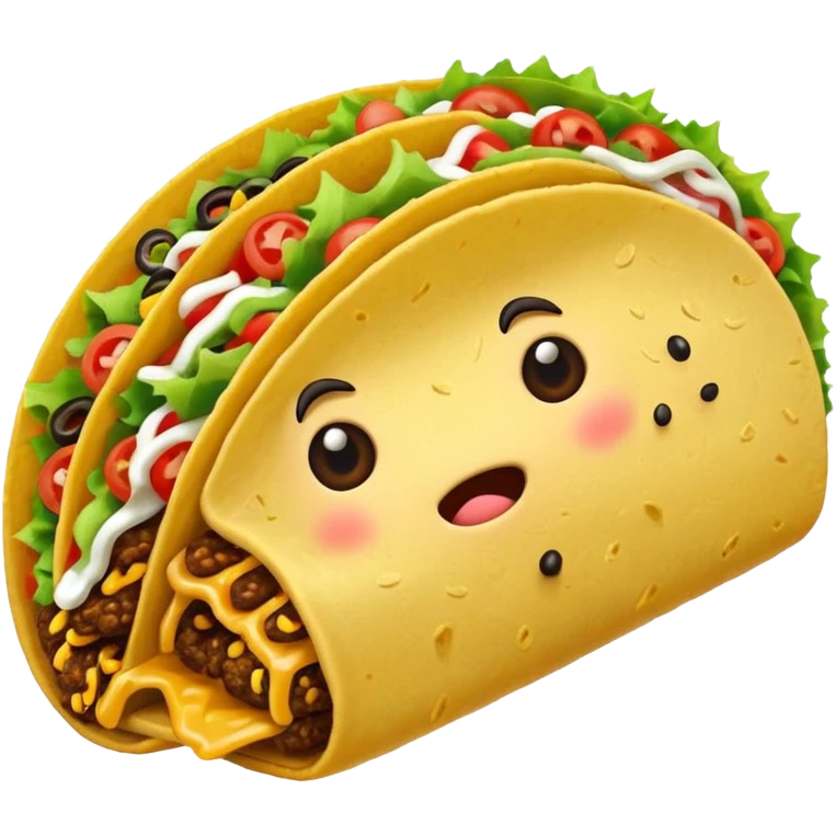 awkward taco emoji