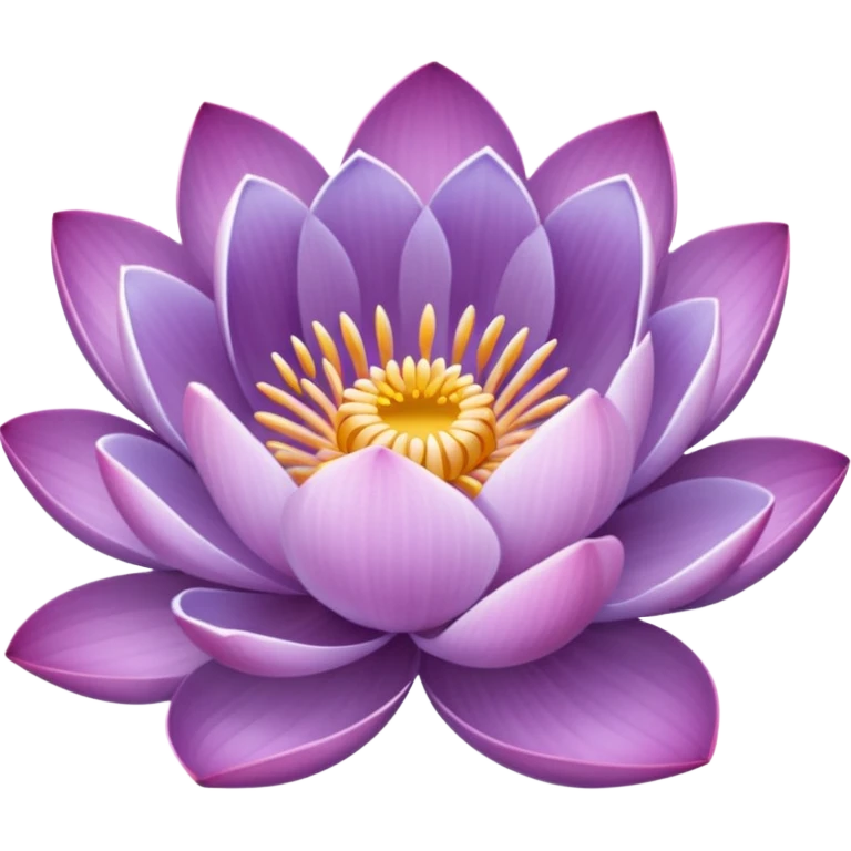 Lilac lotus emoji