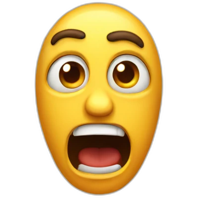 horrified face emoji emoji