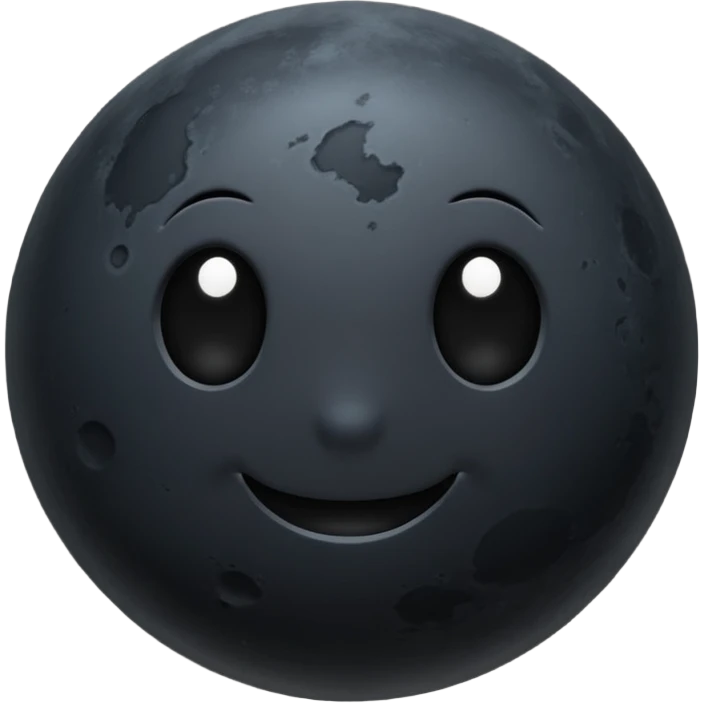 black moon emoji
