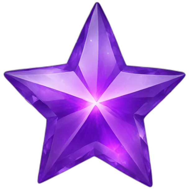 purple crystal star emoji