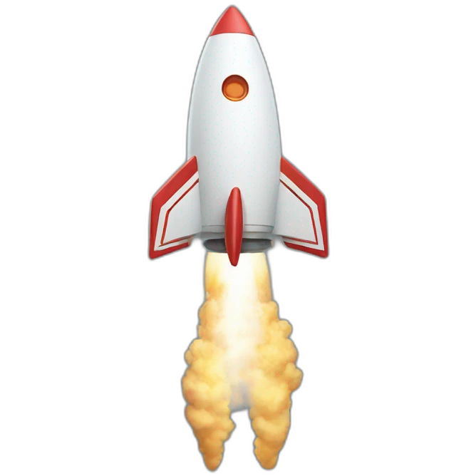 suit man flying rocket emoji