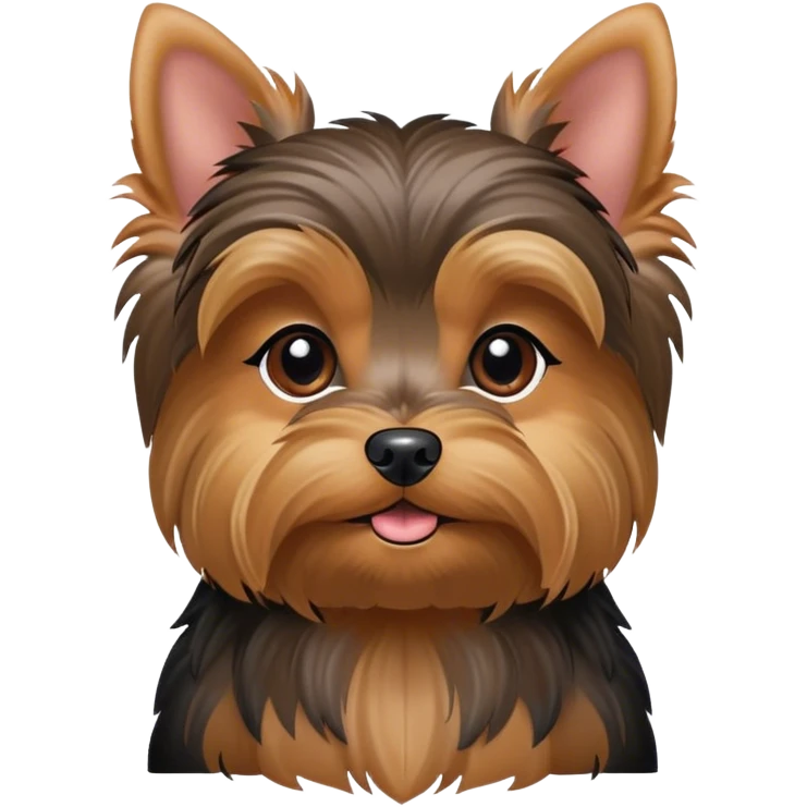A cute yorkie emoji
