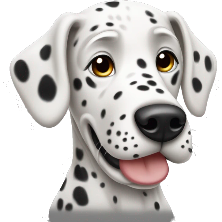 Dalmatian dog emoji