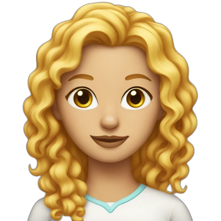 curly-blonde-woman-cat-bengal emoji