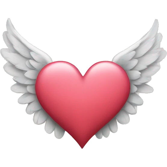 heart with angel wings emoji