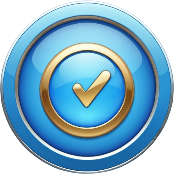 blue verification badge emoji