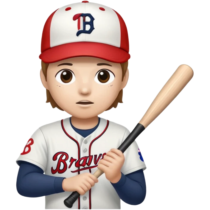 South Korean flag, baseball bat hitting Braves fan on head emoji