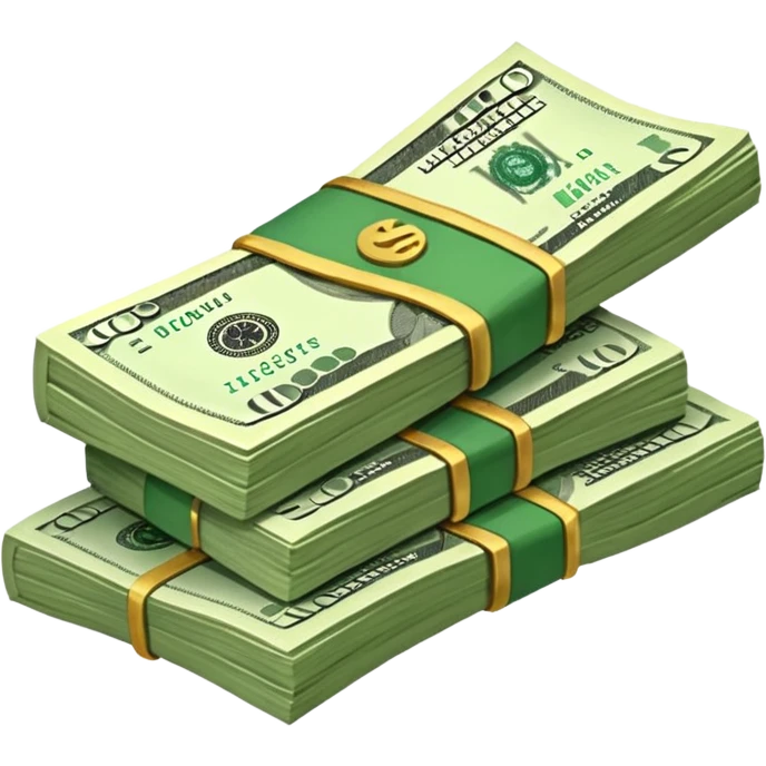 Falling value of the dollar emoji