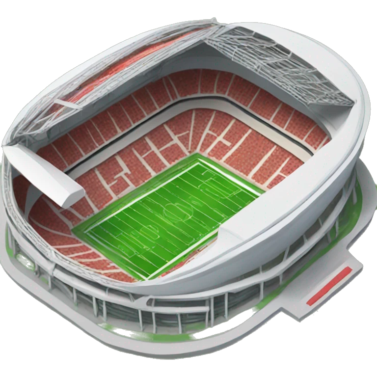 Football stadium with dragons emoji