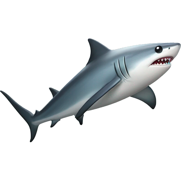 Thresher shark with very long tail emoji