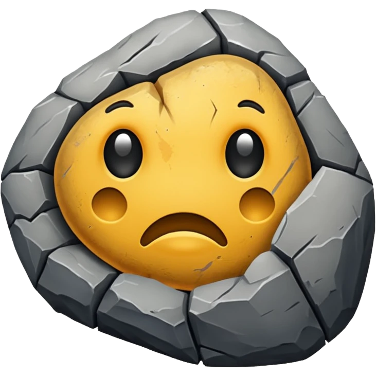 Rock emoji