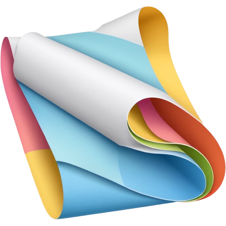 a poster, rolled up vertically emoji