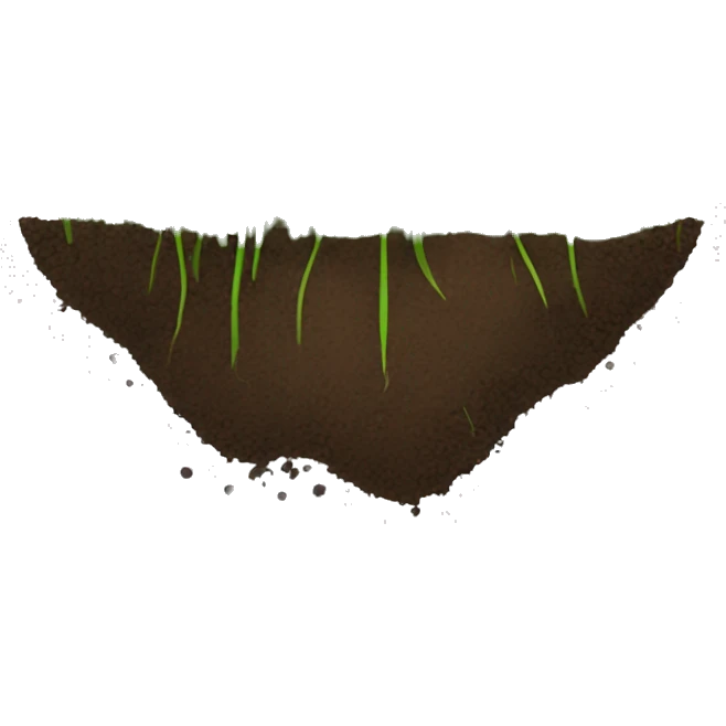 grass growing from soil emoji