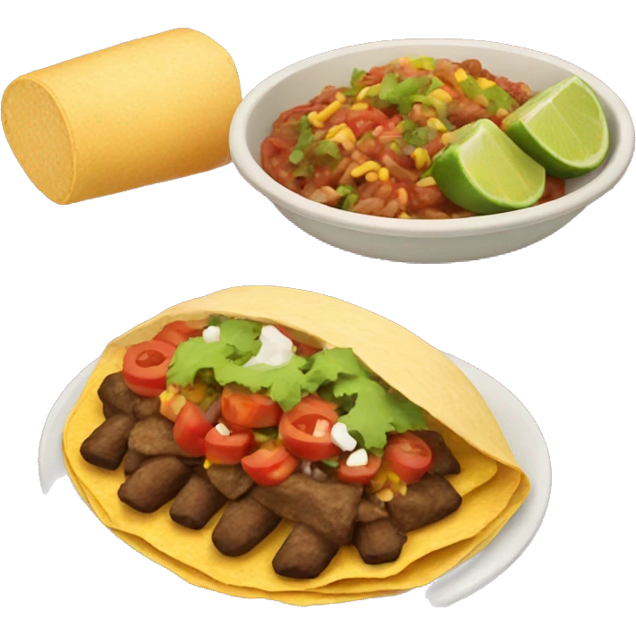 Mexican food emoji