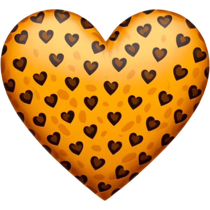 cuore leopardato  emoji