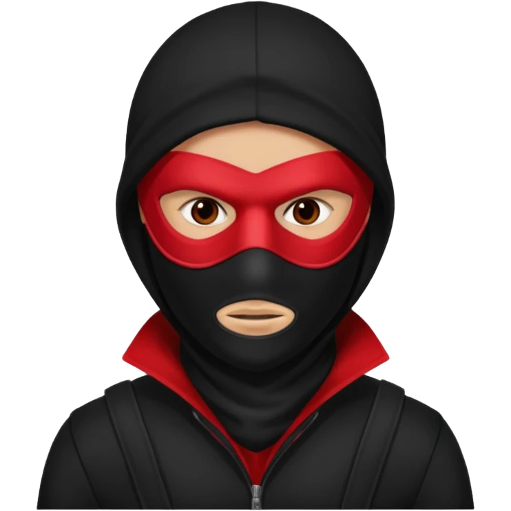 robber with a red mask emoji
