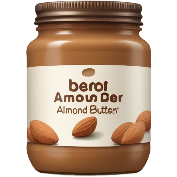 a single jar of almond butter emoji