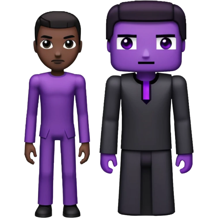 minecraft, Enderman,Herobrine emoji