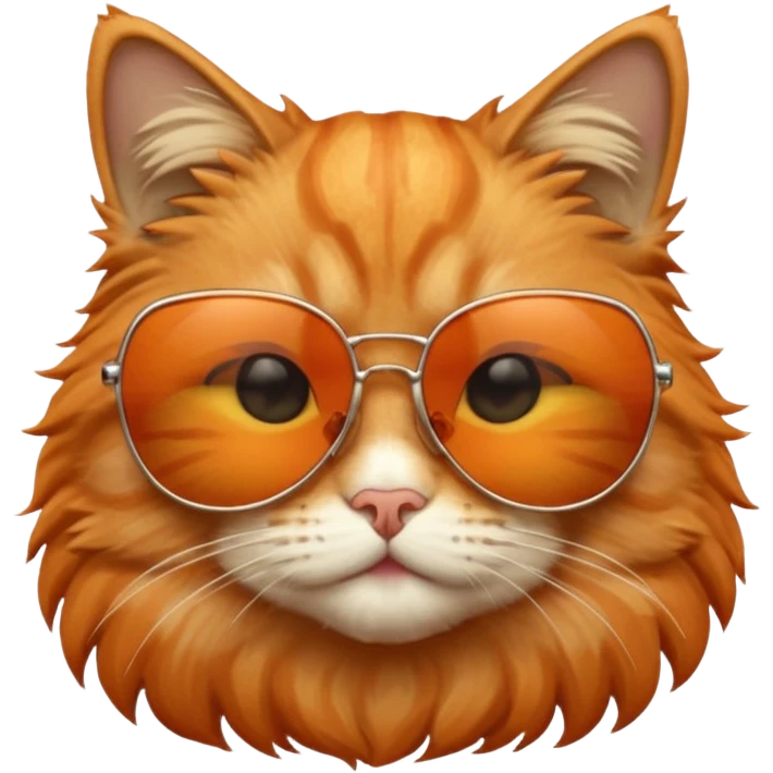 A cat wearing sunglasses emoji