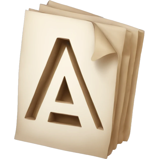 A Letter A emoji