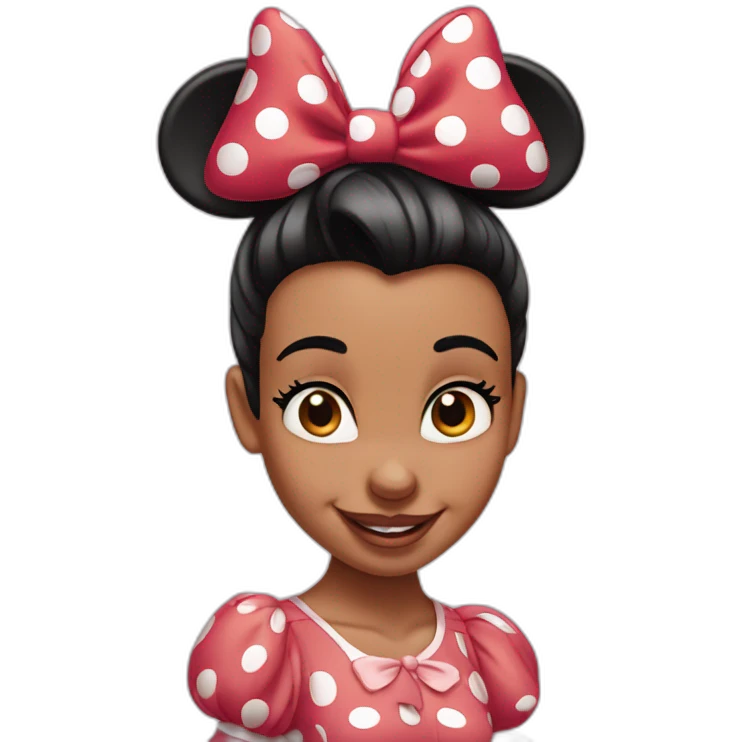  Classic Minnie Mouse is not a human emoji