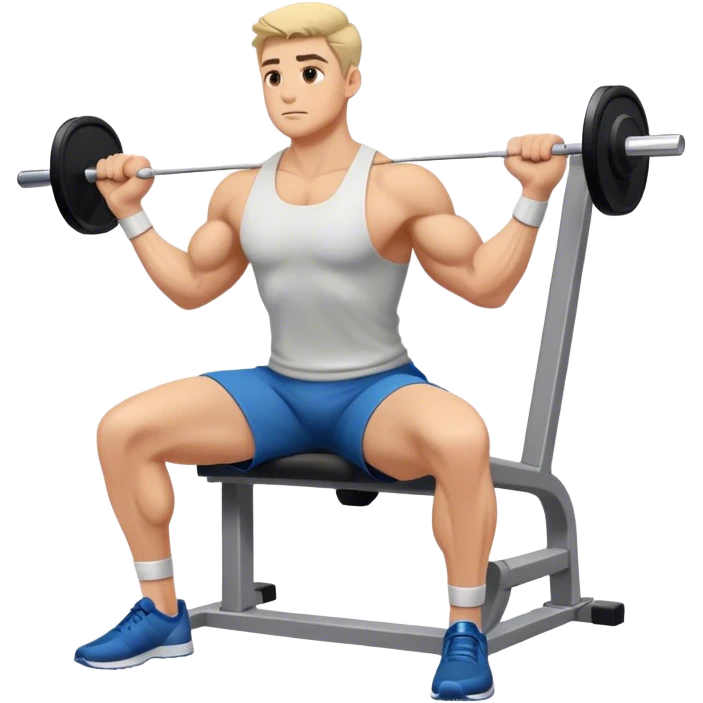 upper-back row exercise emoji
