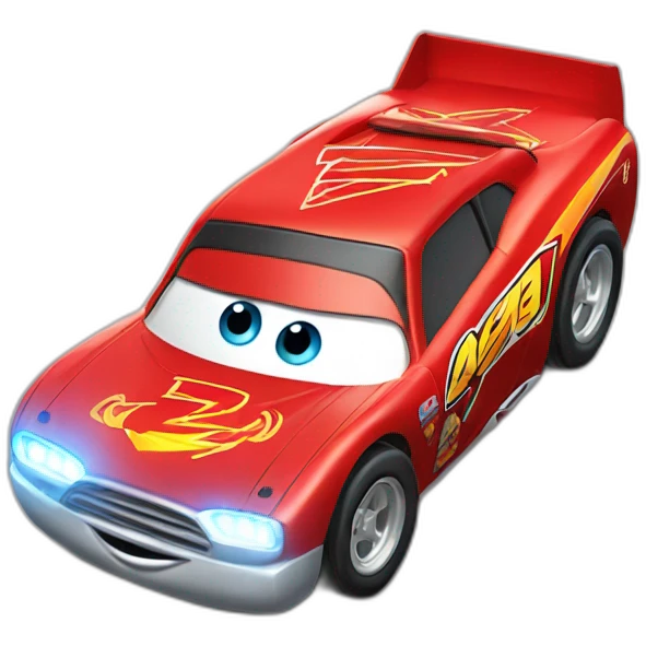 Lightning McQueen car emoji