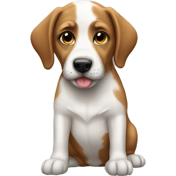 Realistic dog emoji