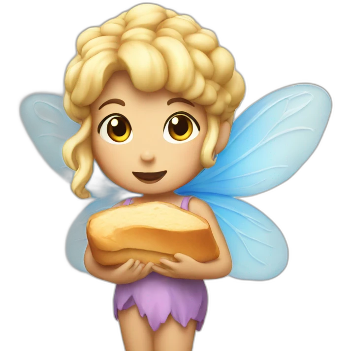 fairy with bread emoji