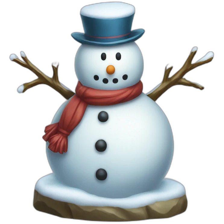Snowman Statue Epic Mystery Legendary NewYear Pokemon Snowfall Snowballs emoji