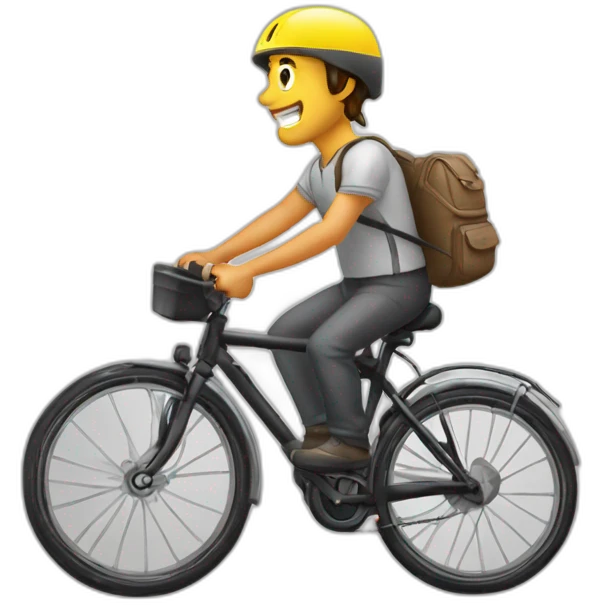 Espartano montando en bici emoji