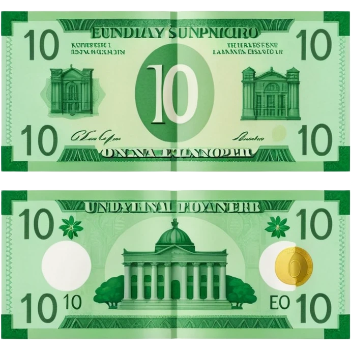 banconote euro 10 emoji
