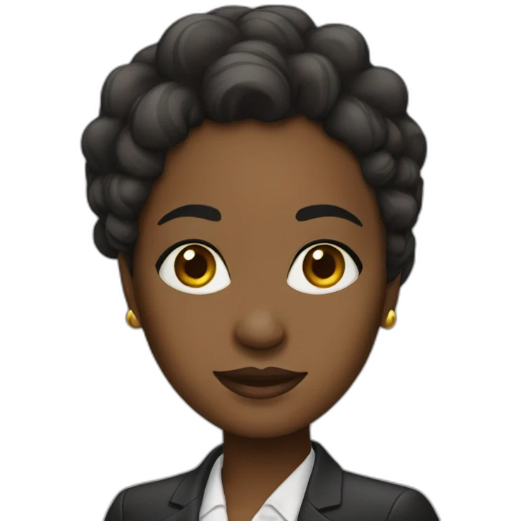 BLACK WOMAN BUSSINES emoji