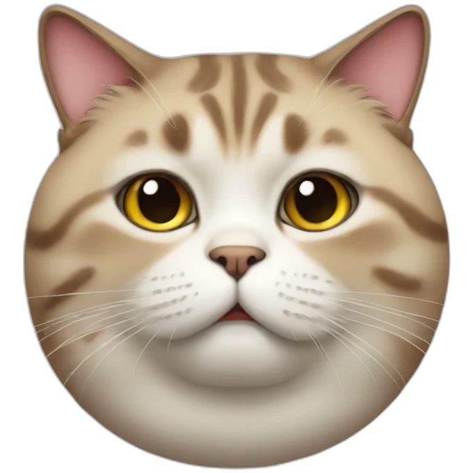 very fat cat emoji