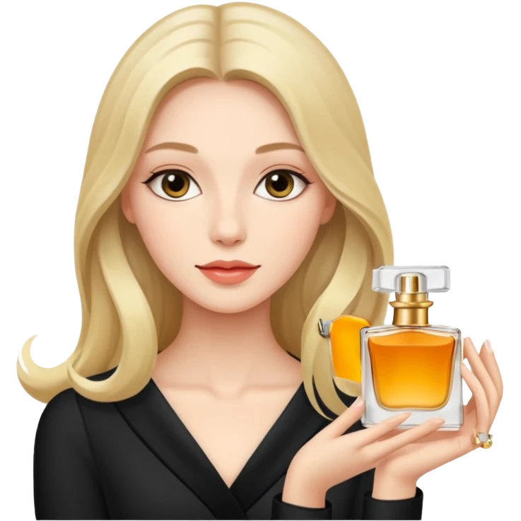 woman wearing perfume emoji