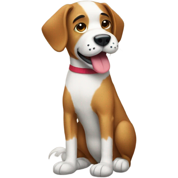 Dog in socks emoji
