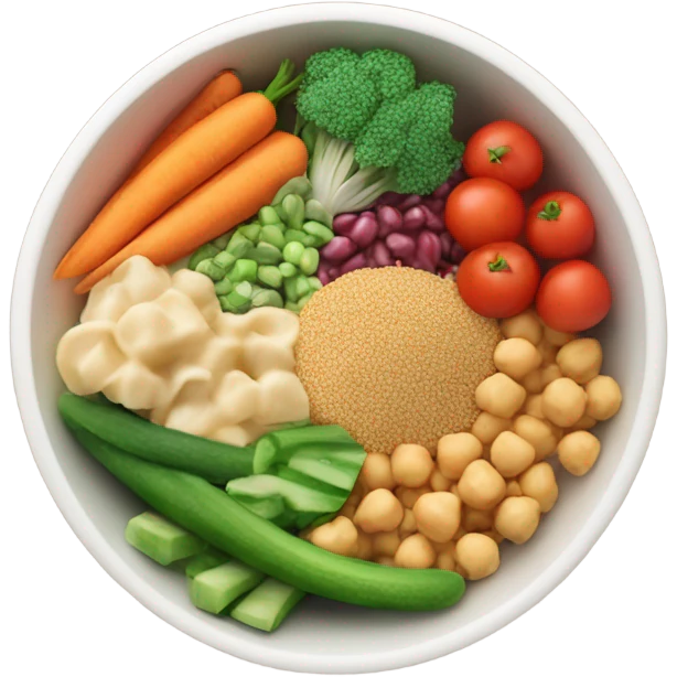 bowl of healthy food emoji