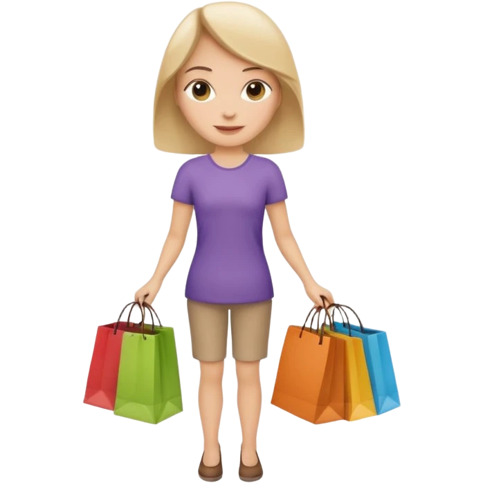 person shopping emoji